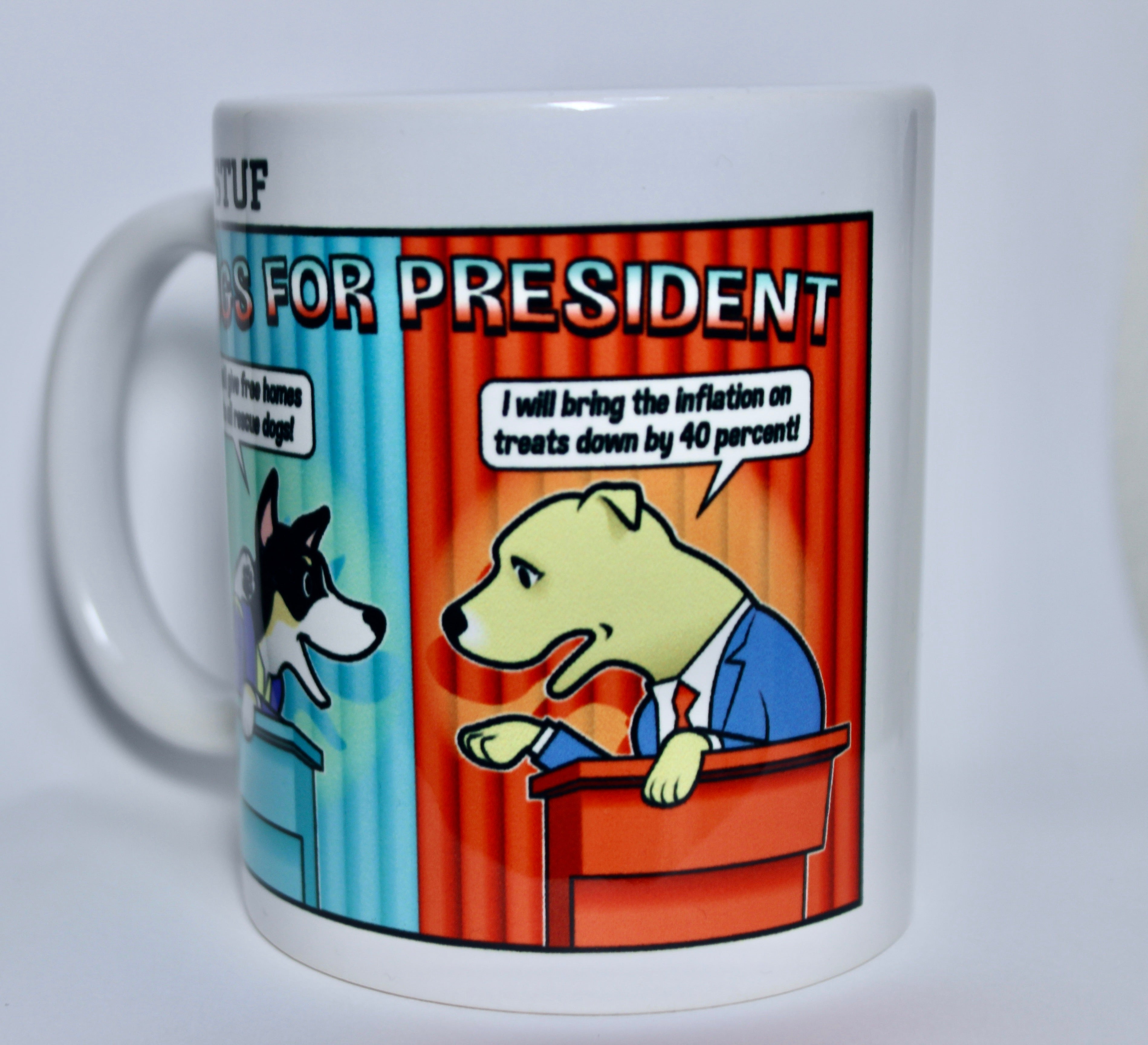 Dogs Debate Coffee Mug