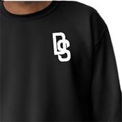 White DS, Crewneck with Back Design